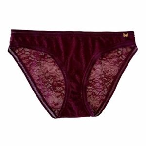 Lace Burgundy Panties, Size N